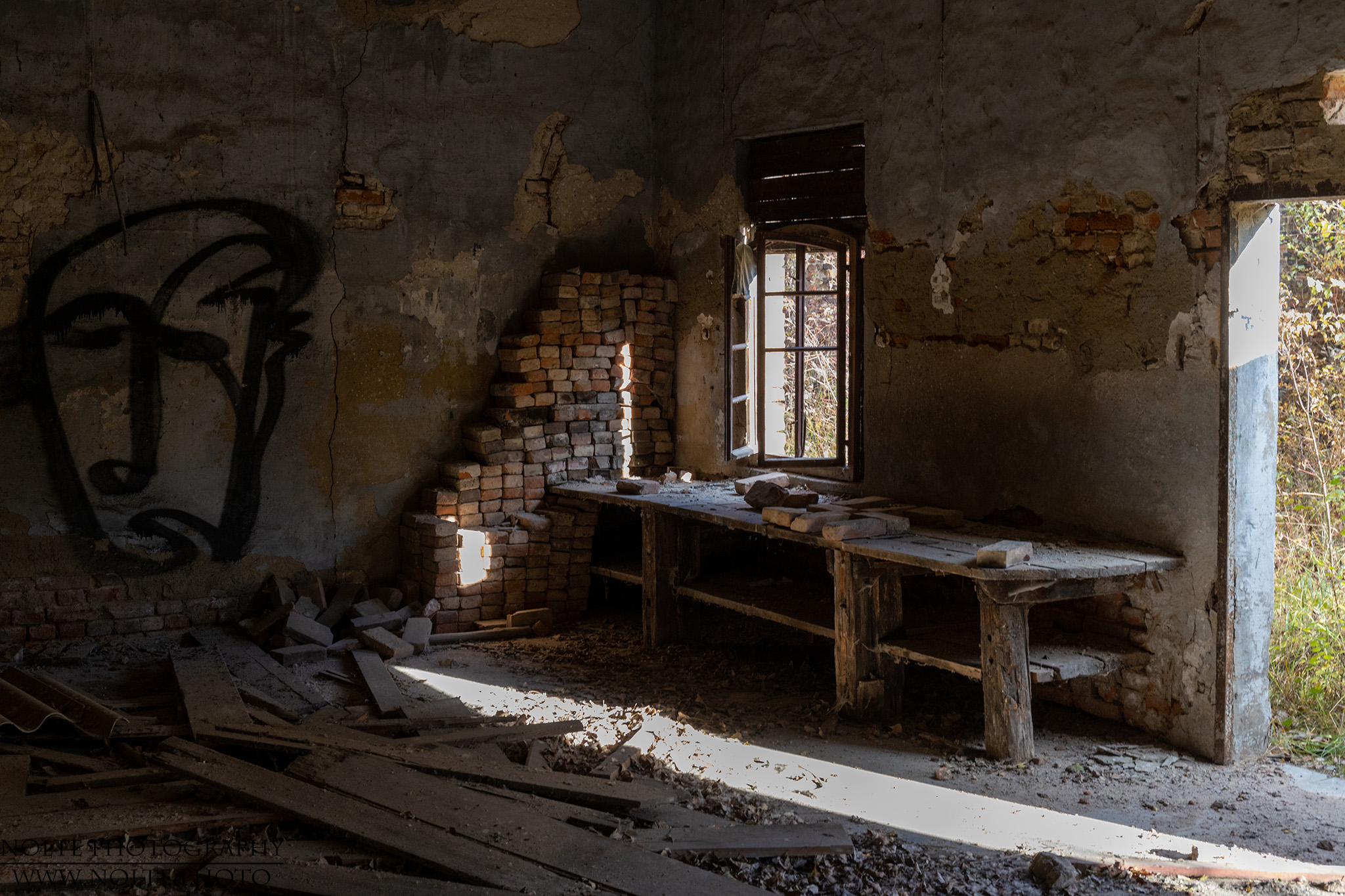 Die verlassene Werkstatt